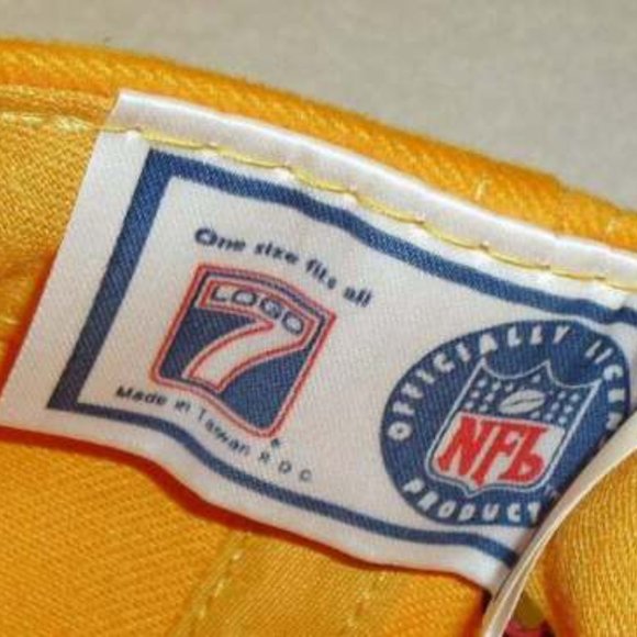 Kansas City Chiefs Logo 7 Mens Vintage Yellow snapback hat New Nfl - Picture 3 of 4